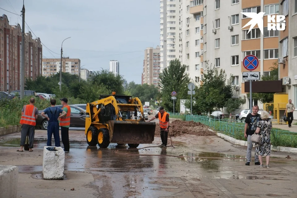 Дома рядом с местом порыва подключили по временной схеме.