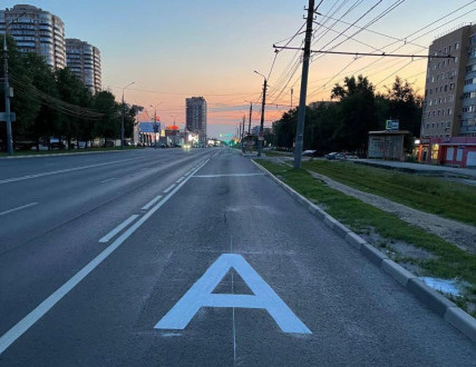 В Туле приводят в порядок дорожную разметку