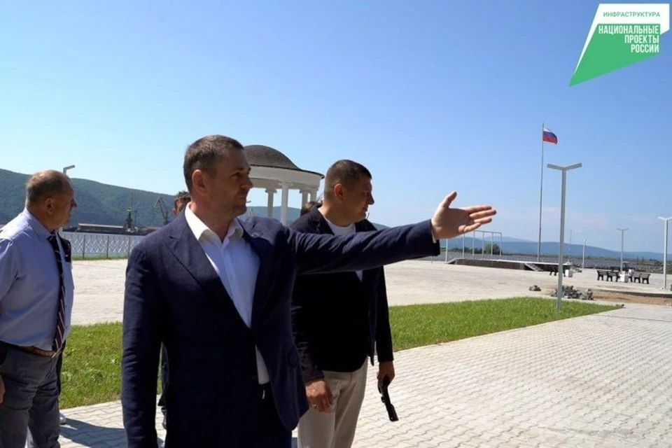 Набережную в Николаевске-на-Амуре строят по нацпроекту «Инфраструктура для жизни»