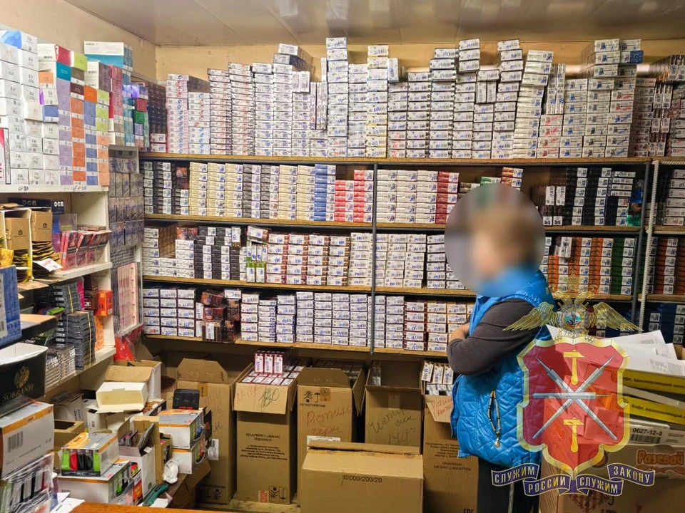 Крупную партию поддельных сигарет изъяли в Киреевске Тульской области