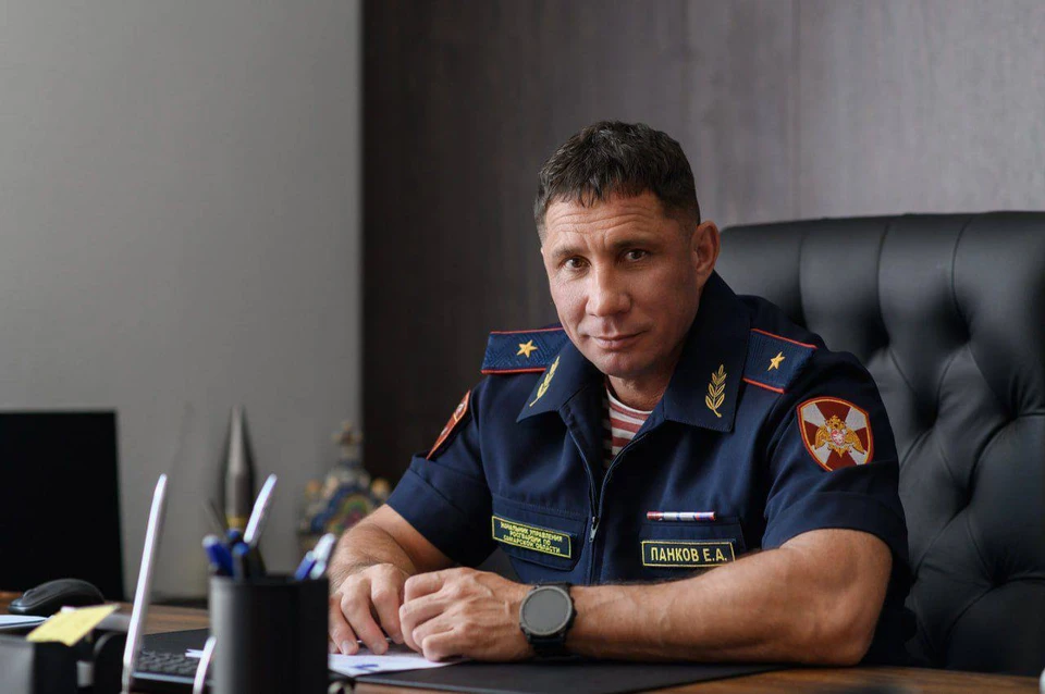 Евгений Панков возглавил Росгвардию Самарской области в 2024 году. Фото: телеграм-канал Александра Хинштейна