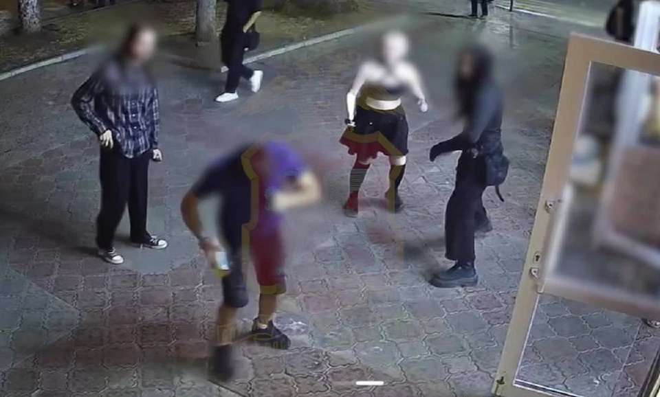 Конфликт у кафе в Евпатории закончился убийством. Фото: кадр из видео МВД Крыма/Tg