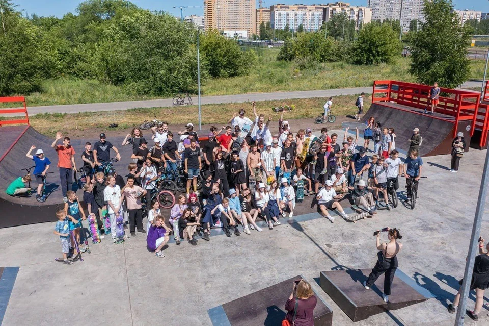 В Ульяновске после капитального ремонта открылся скейт-парк. Фото телеграм-канал Юрия Мухина