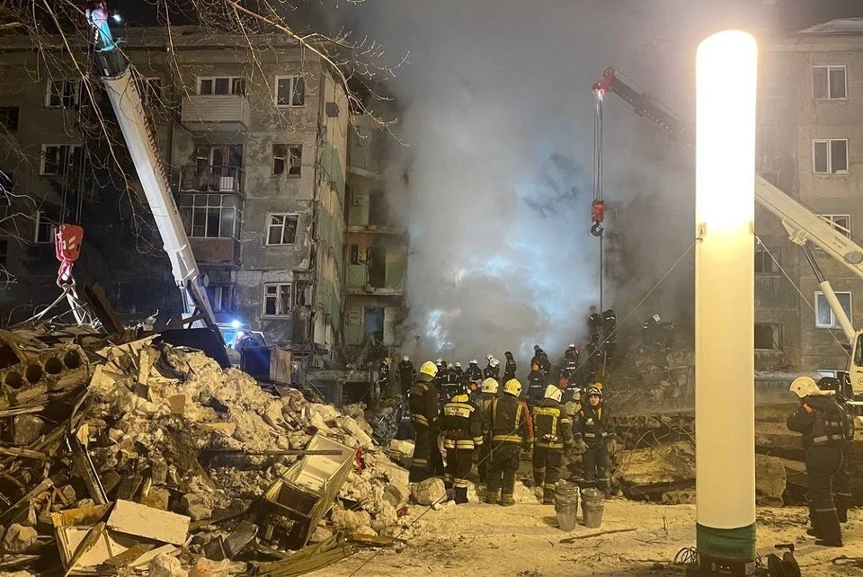 Названа мощность взрыва газа, разрушившего дом в Новосибирске