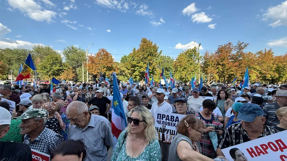 Митинг в поддержку Евгении Гуцул был массовым. Фото: скриншот видео