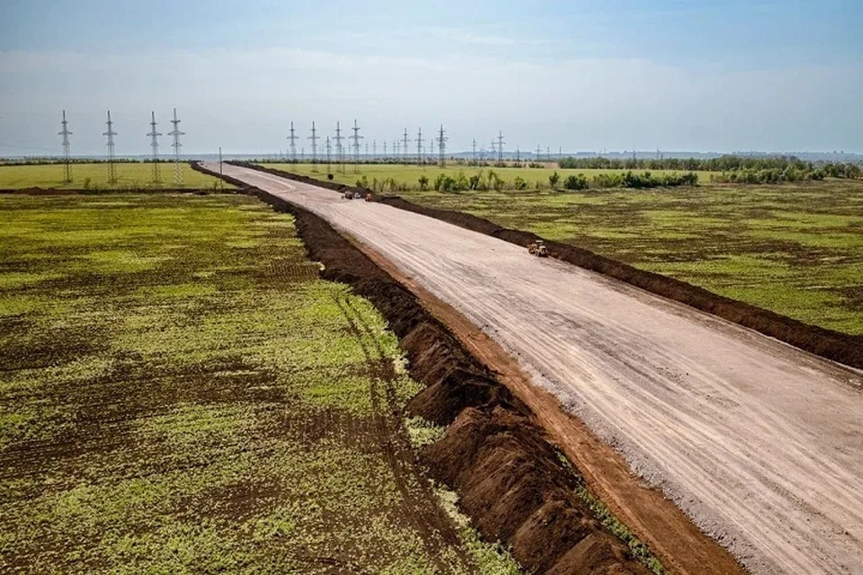 Строительство Азовского транспортного кольца в ДНР завершат в 2026 году. Фото (архив): Минтранс ДНР