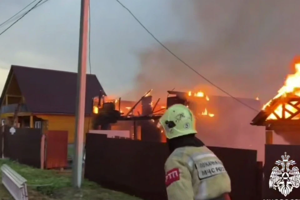 В Иркутском районе три пожара произошло из-за грозы.