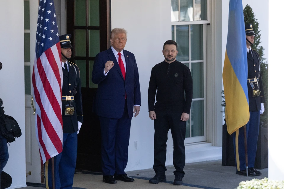 Президент США Дональд Трамп и Владимир Зеленский