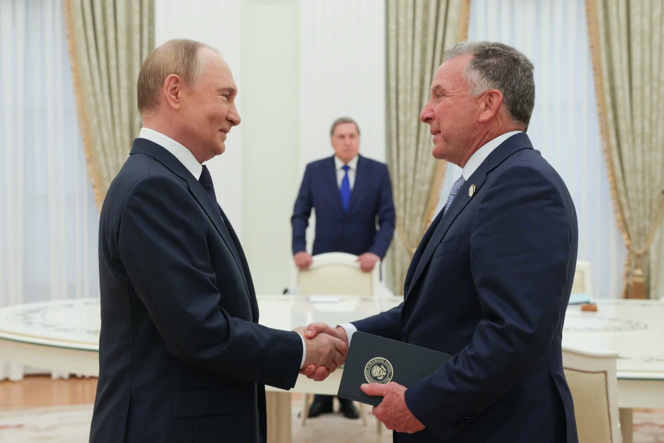 Встреча президента России Владимира Путина со спецпосланником президента США Стивом Уиткоффом продолжалась порядка трех часов. Фото: Гавриил Григоров/ТАСС.
