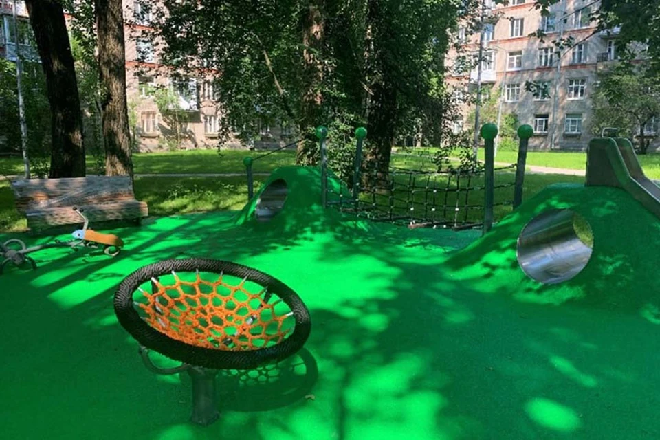 Площадки оборудовали во дворах жилых домов. Фото: ГАТИ