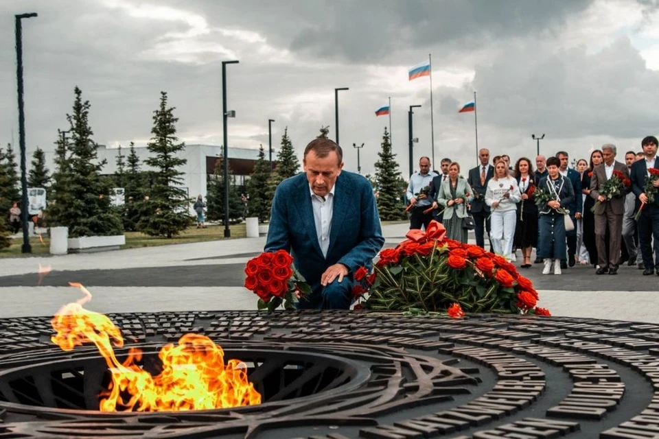 Ленобласть впервые отметила День окончания Ленинградской битвы. Фото: Евгений Образцов.
