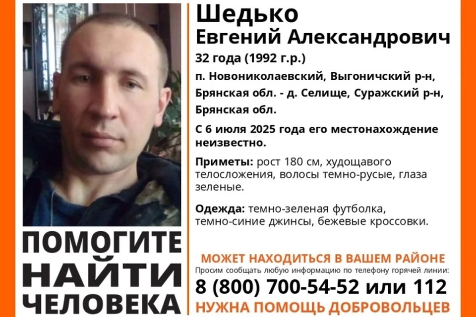 Фото: поисковый отряд "Лиза Алерт", ВКонтакте.