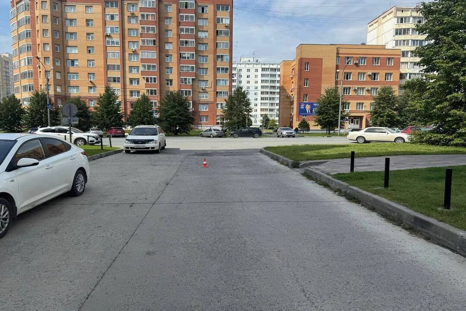 Водитель сбил ребенка и скрылся с места. Фото: пресс-служба Госавтоинспекции Новосибирска