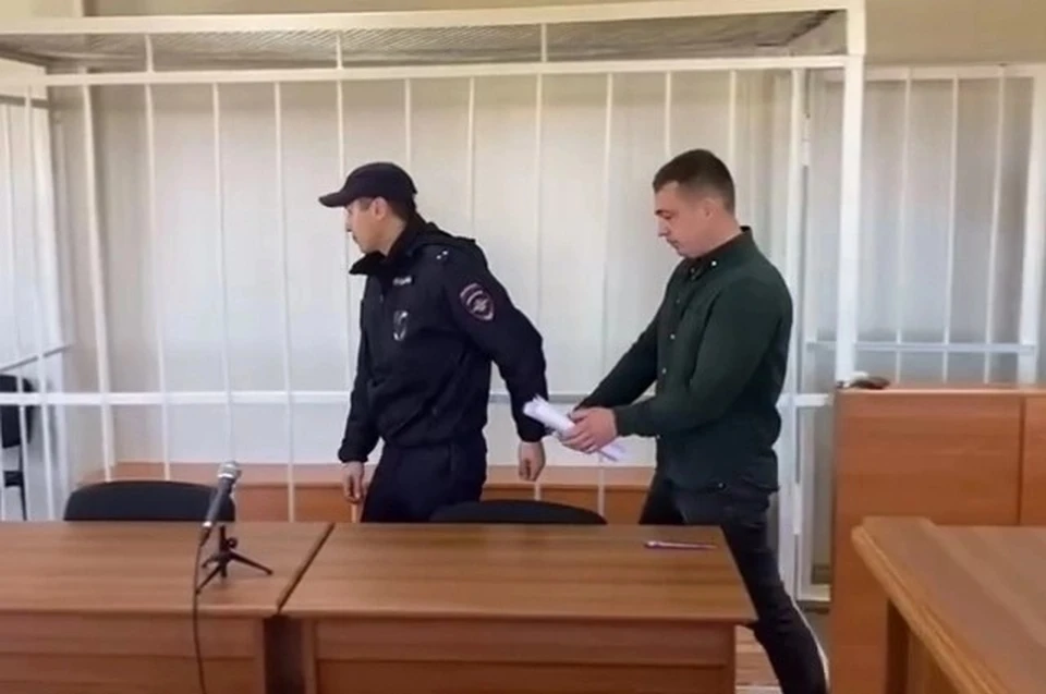 Гид Иван Алабугин в суде. Скриншот видео прокуратуры Камчатского края