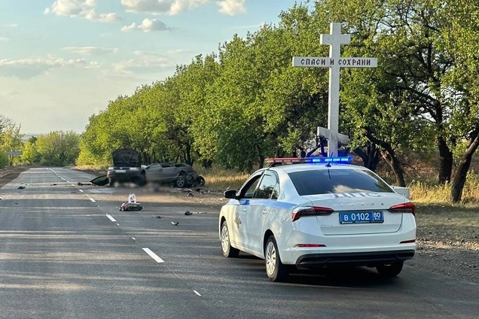 В Макеевке произошло смертельное ДТП. Фото: МВД по ДНР