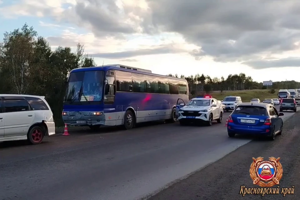Скриншот: видео Госавтоинспекции Красноярского края