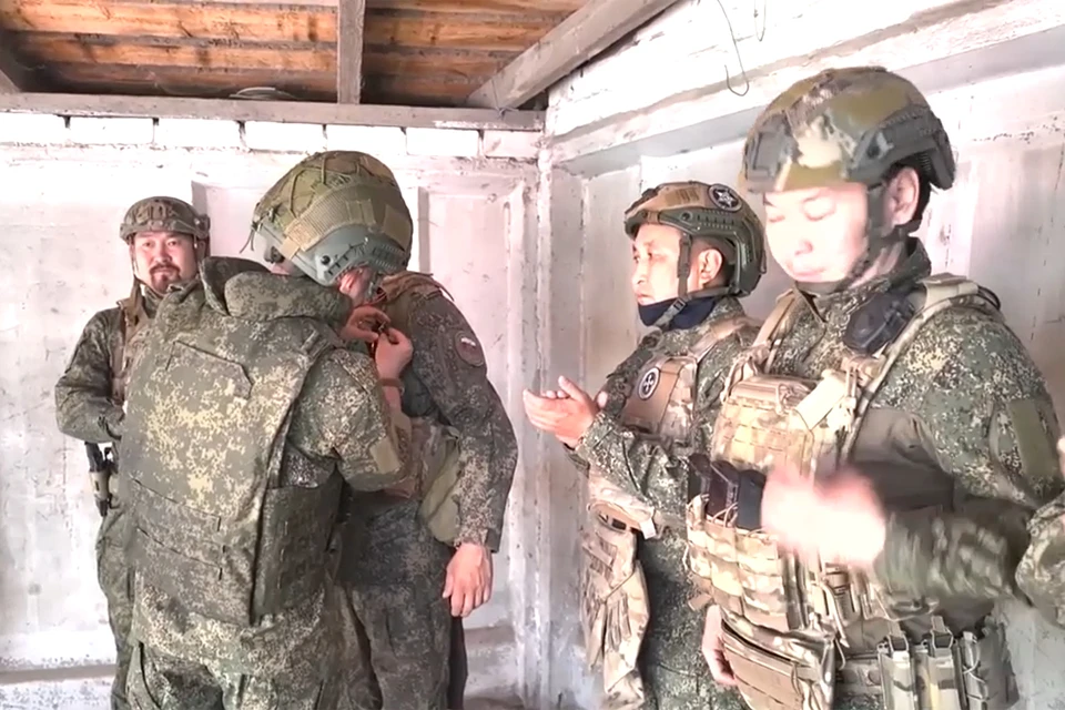 Награждение добровольцев отряда "БАРС"