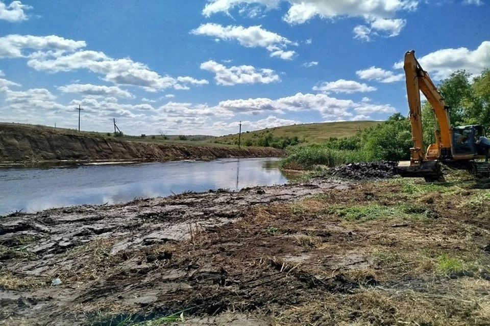 В ДНР продолжается расчистка рек. Фото: Минприроды ДНР