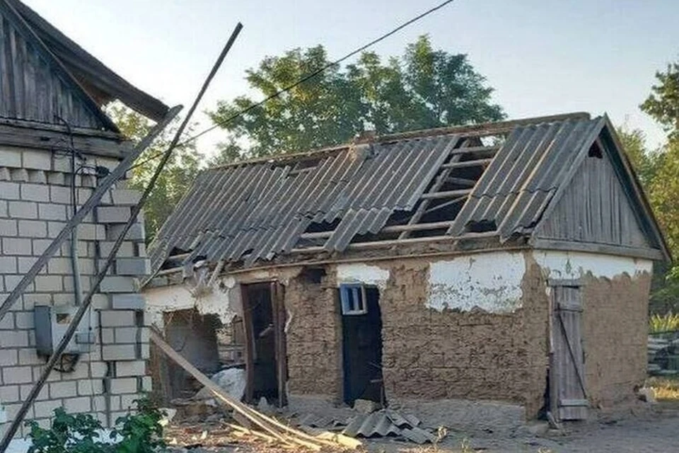 Многочисленные разрушения и ранения мирных жителей - таков результат обстрелов ВСУ. Фото: тг-канал Владимира Сальдо