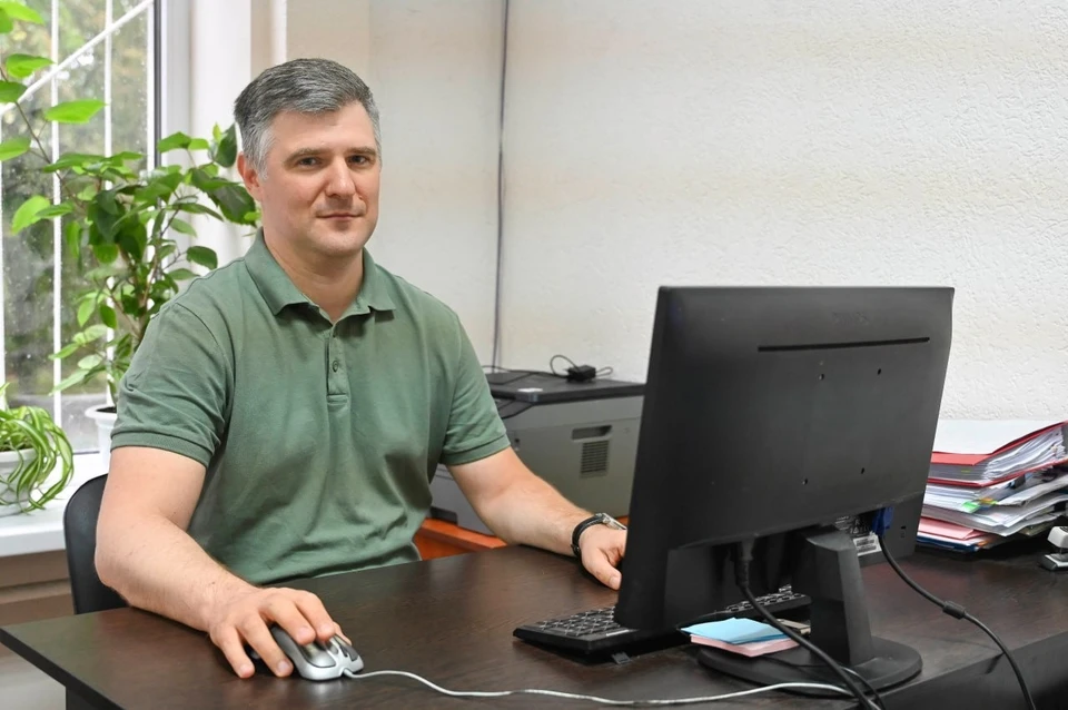 Директор Института биохимических технологий, экологии и фармации КФУ Алексей Гусев. Фото: Гала Амарандо\«Крымская газета»