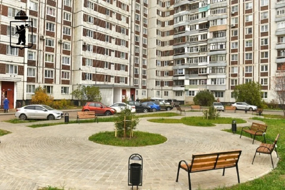 Благоустройство ярославских дворов в разгаре.