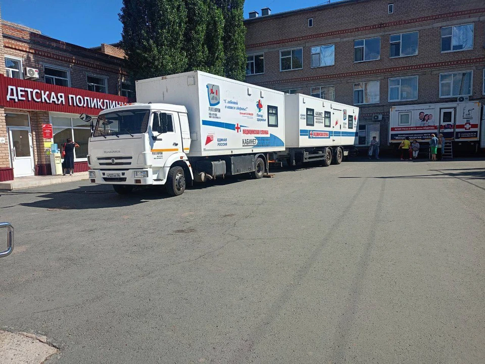 «Поезд здоровья» продолжает свою работу. Фото: правительство Оренбуржья