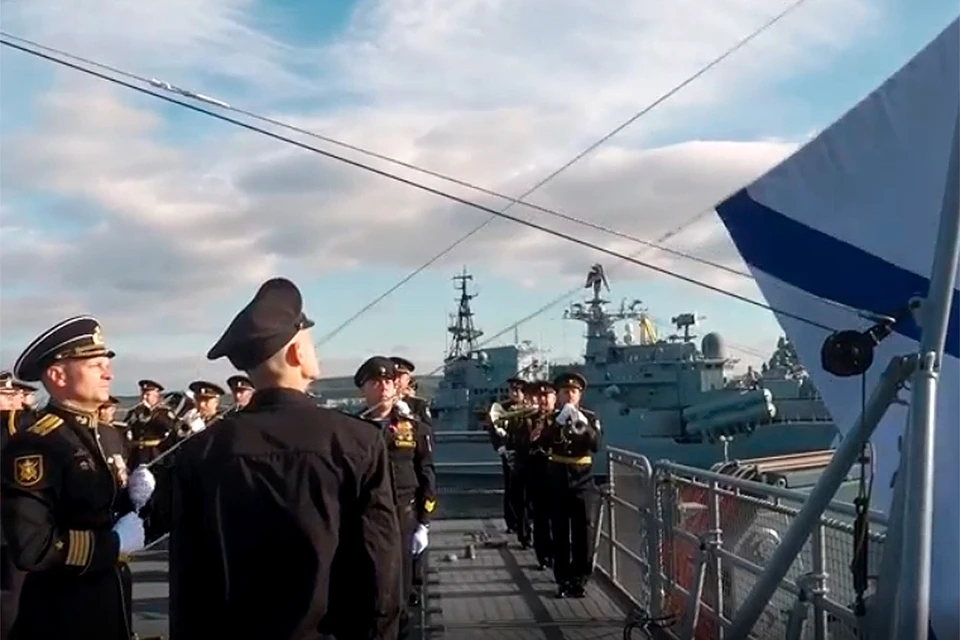 В Североморске состоялась церемония приёма в состав ВМФ первого патрульного корабля ледового класса