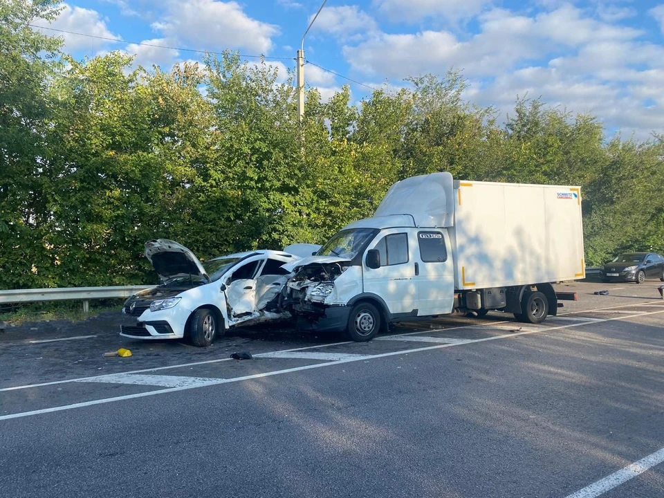 Дорога после аварии.