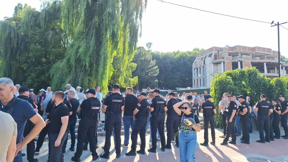 Обычная картинка с акций протеста оппозиции в Кишиневе. Фото: КП в Молдове