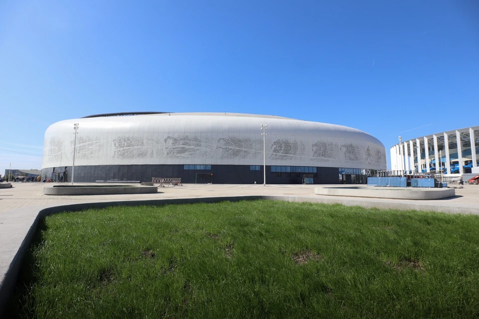 Готовность нижегородской ледовой арены составляет 95%. Фото: Корпорация развития Нижегородской области
