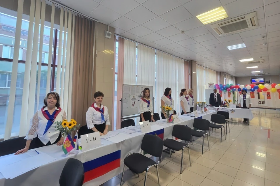 На Кубани открыли 28 временных избирательных участков Фото: избирательная комиссия региона