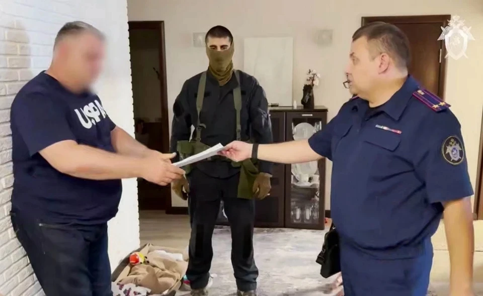 Михаила Серенко задержали 22 июля, с тех пор он под стражей. Фото: кадр с оперативного видео.