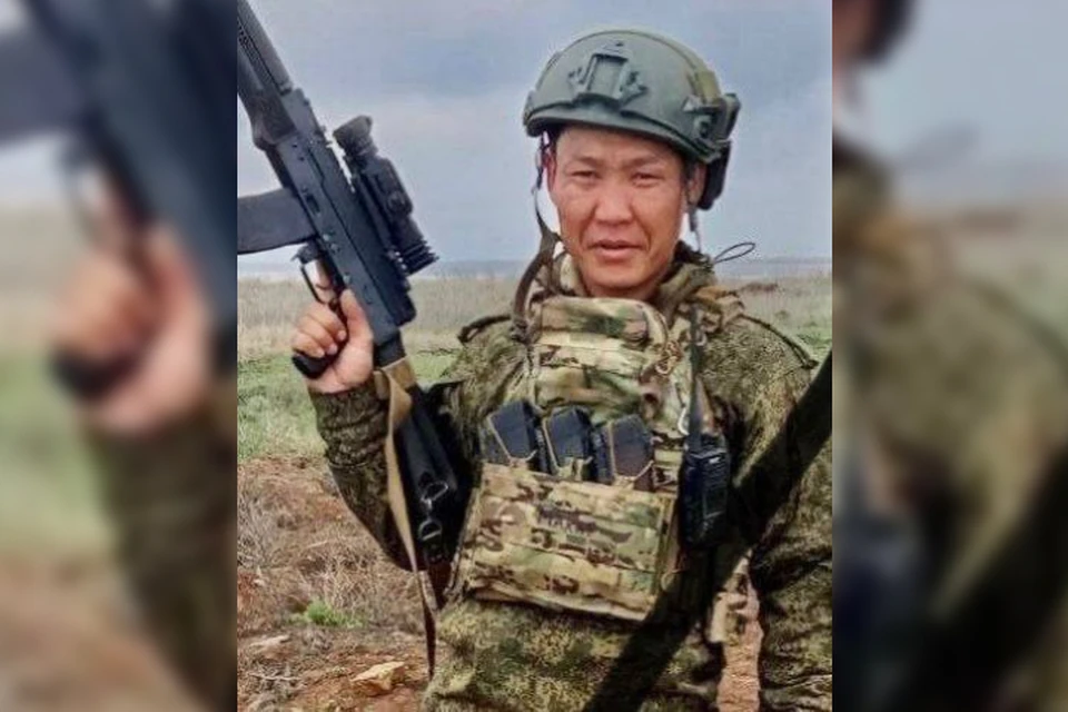 Боец Владимир Макаров погиб в зоне СВО. Фото: соцсети мэра Эхирит-Булагатского района Геннадия Осодоева.