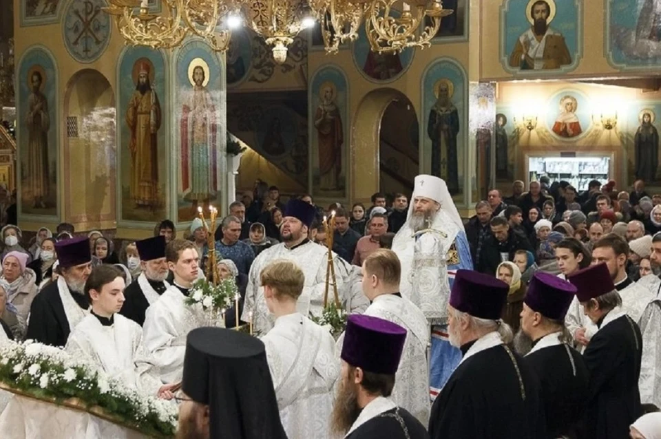 Мощи пробудут в Новосибирске до 21 сентября. Фото: Вознесенский кафедральный собор.