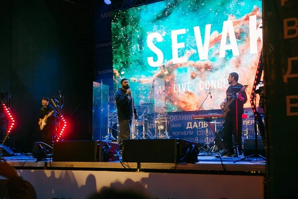 Певец SEVAK выступил в Хабаровске