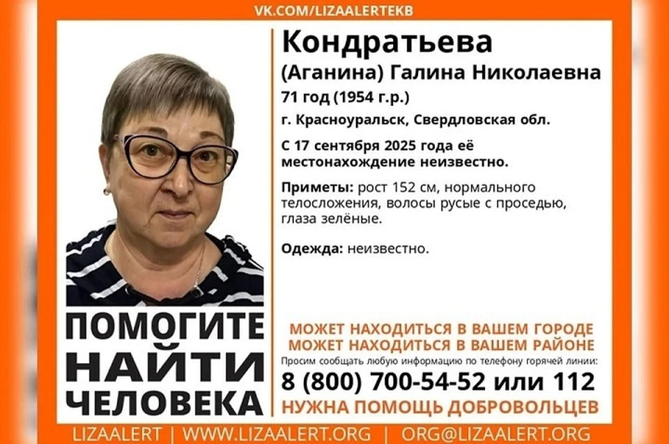 Пенсионерка заблудилась в лесу в окрестностях Красноуральска. Фото: поисково-спасательный отряд «ЛизаАлерт».