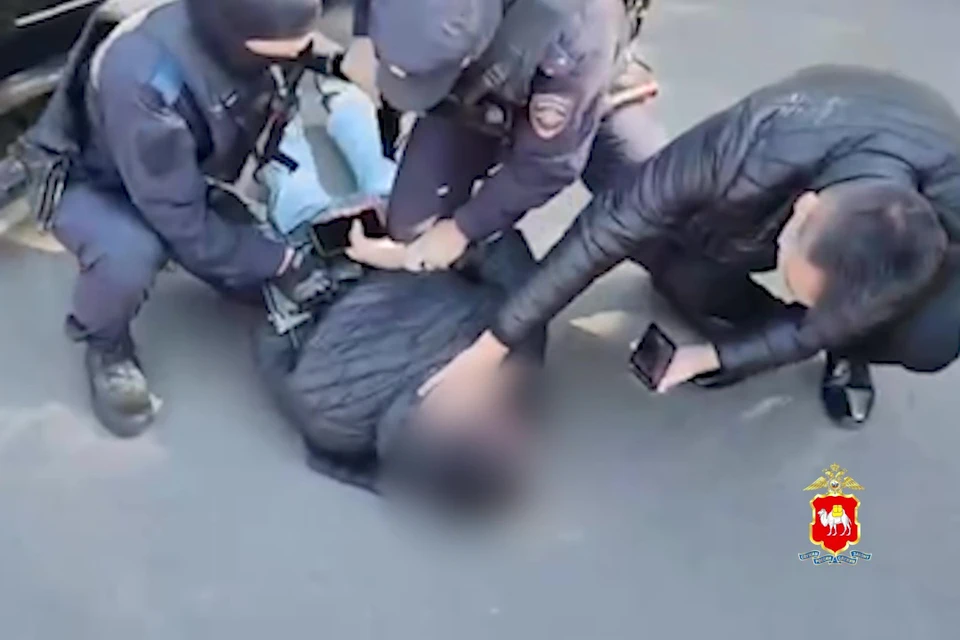 Задерживать 40-летнего мужчину отправили сотрудников Росгвардии. Фото: ГУ МВД по Челябинской области