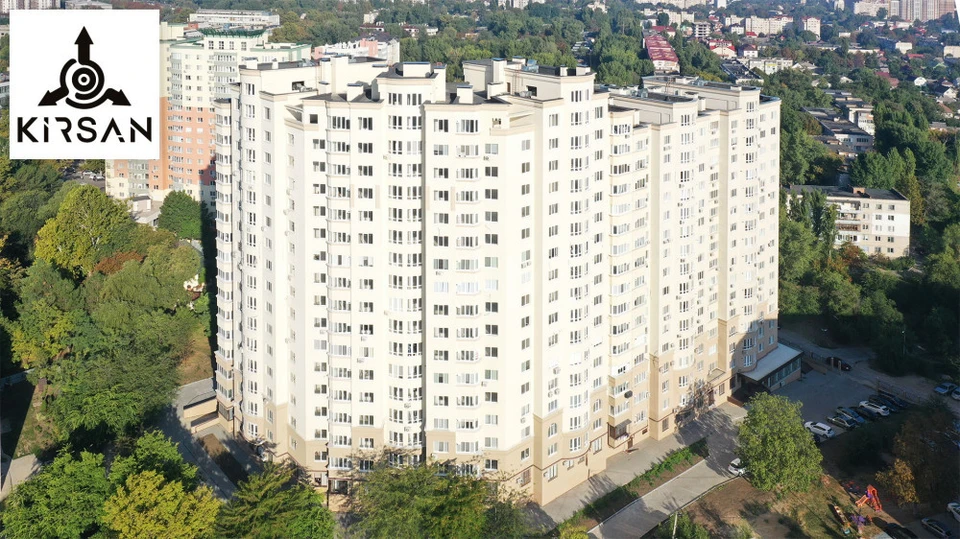Многоквартирный дом по ул. Н. Титулеску, 36/Б, Кишинёв, построенный компанией KIRSAN, готов к полной сдаче в эксплуатацию.