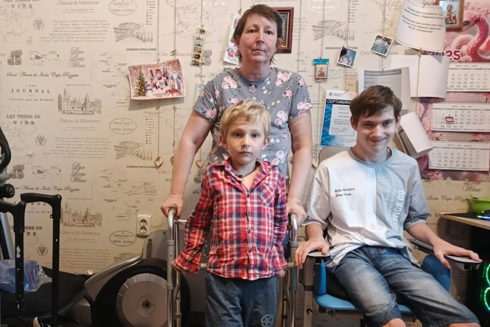 Надежда борется с онкологией и заботится о сыновьях.