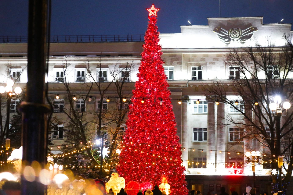Оренбург готовится к Новому году.