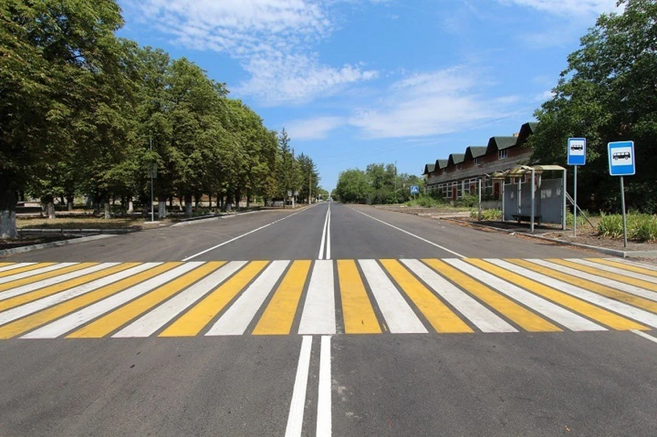 В ДНР завершили замену асфальта на 65 километрах региональных дорог. Фото: Минтранс ДНР