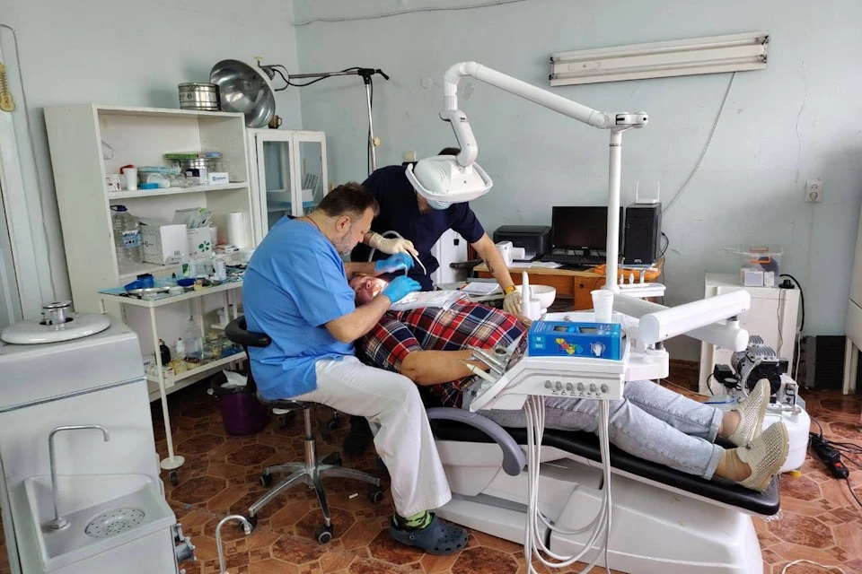 Поездка в Херсонскую область была инициативой самих медиков Фото: пресс-служба сенатора Игоря Кастюкевича