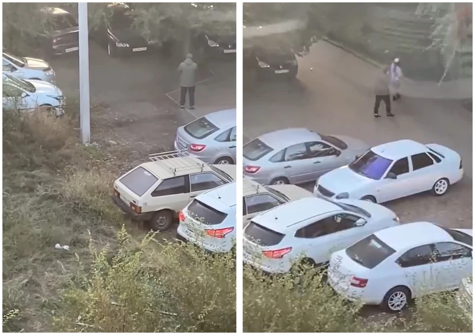 Инцидент попал на видео. Фото: скриншот видео magnitkacity/ ВК.