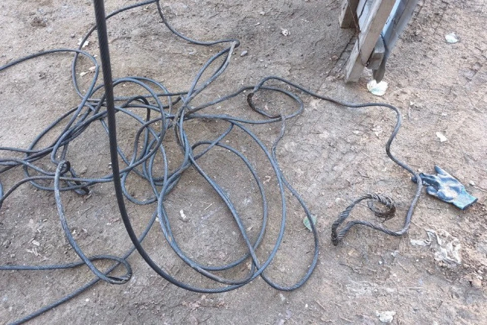 В Бурятии на строителя упала пачка арматуры при обрыве троса. Фото: СУ СКР по Республике Бурятия