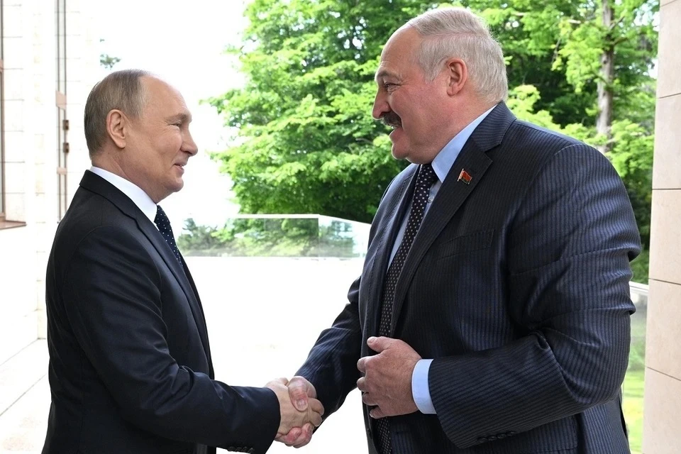 Лукашенко провел телефонный разговор с Путиным и поздравил его с днем рождения Фото: пресс-служба Кремля