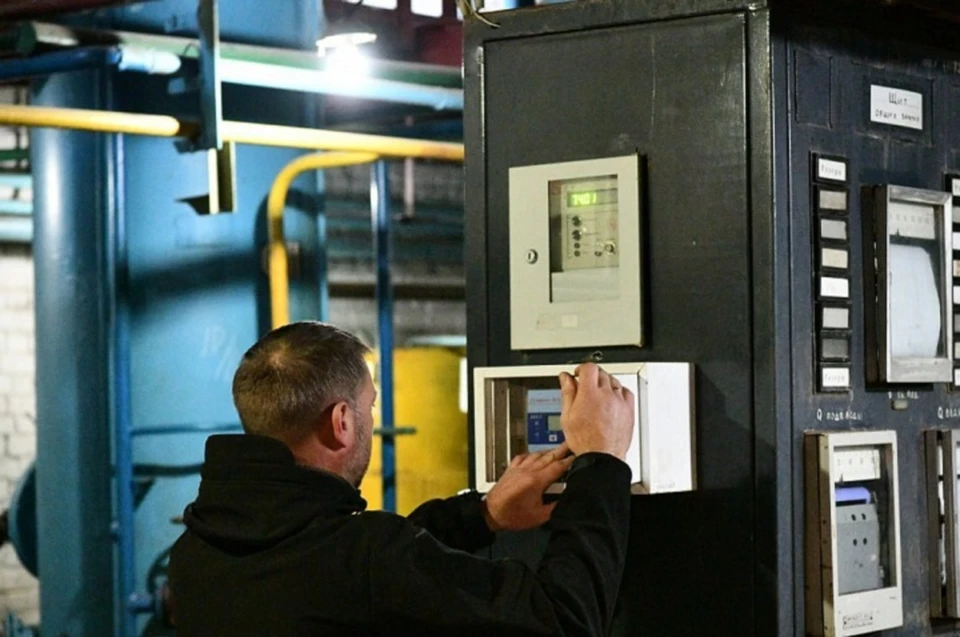 В Донецке завершают подготовку к отопительному сезону. Фото: ТГ/Кулемзин