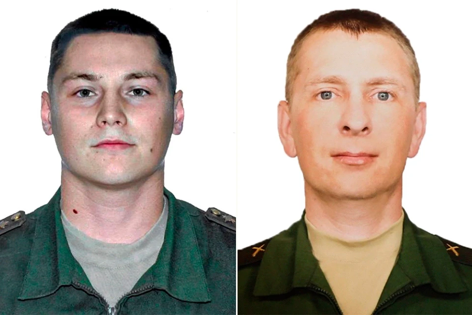 Ефрейтор Александр Банников и сержант Дмитрий Данилов