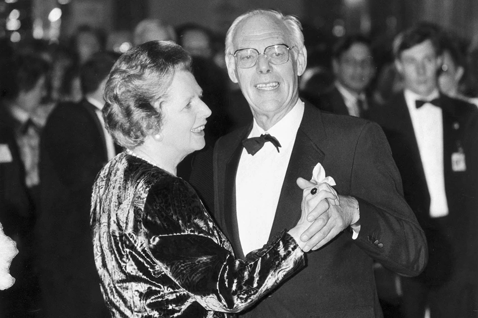 Маргарет Тэтчер с мужем Дэнисом