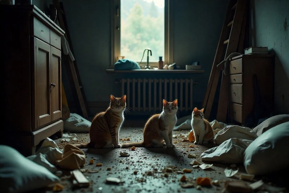 Хозяин квартиры никого не пускал в свое жилье, даже полицию. Фото: создано ИИ