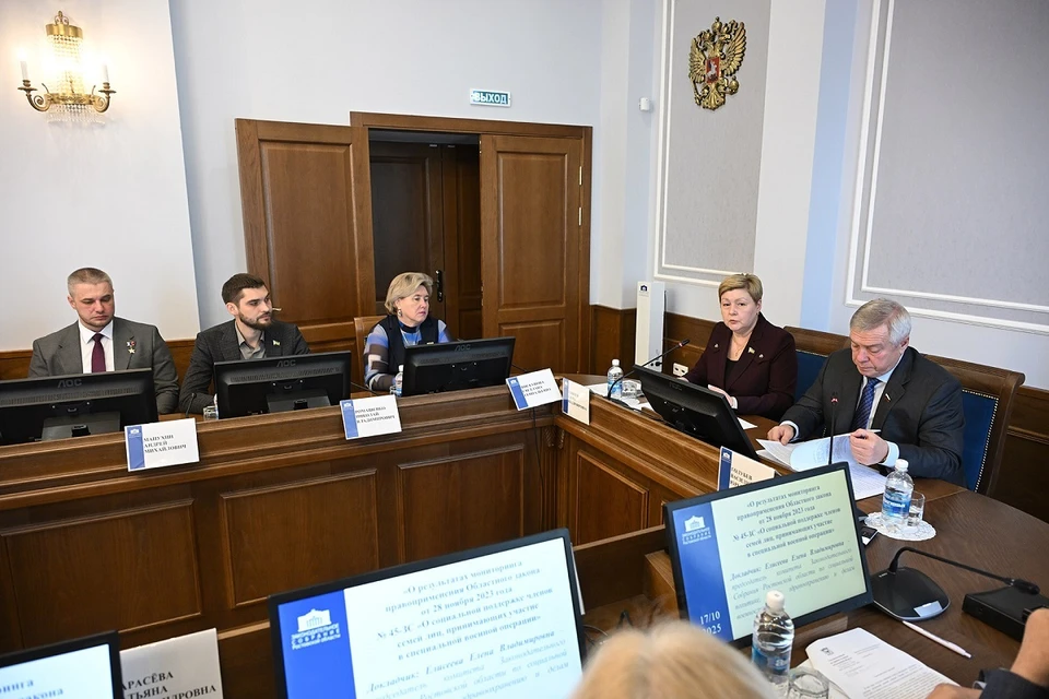 Донские парламентарии наметили пути совершенствования законодательства. Фото: Заксобрание Ростовской области.